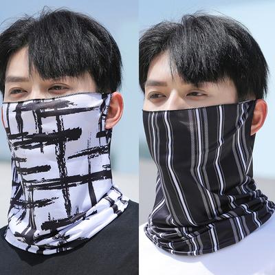 Mascarilla de protección solar punk para hombres y mujeres, bufanda de verano con protección UV para el cuello y las orejas, pañuelo estilo hip hop para deportes al aire libre, ciclismo