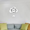 Wall Clock Ornament Silent Acrylic Home Decoration Pendulum Decorative for Kitchen Indoor