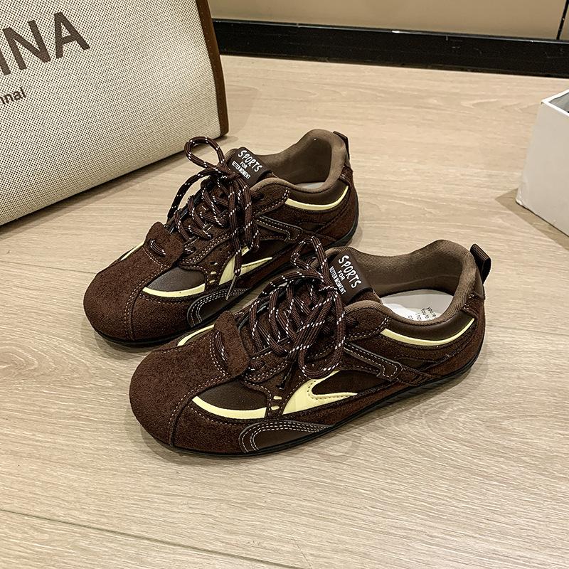 Retro platform German training shoes women's 2025 autumn new soft-soled Forrest Gump shoes casual versatile outdoor sports mountaineering shoes