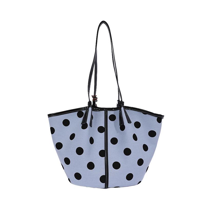 2026 Summer Polka Dot Bow Shoulder Bag for Women