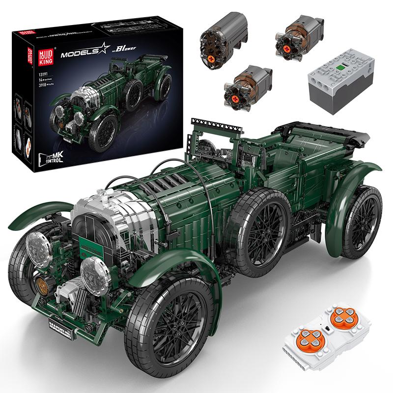 Mould King 13191 Technical Car Toys The RC Blower Classic Car Building Block Assembly Vintage Car Brick Set Kids Christmas Gift