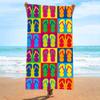 Beach towel printed bath towel absorbent beach towel