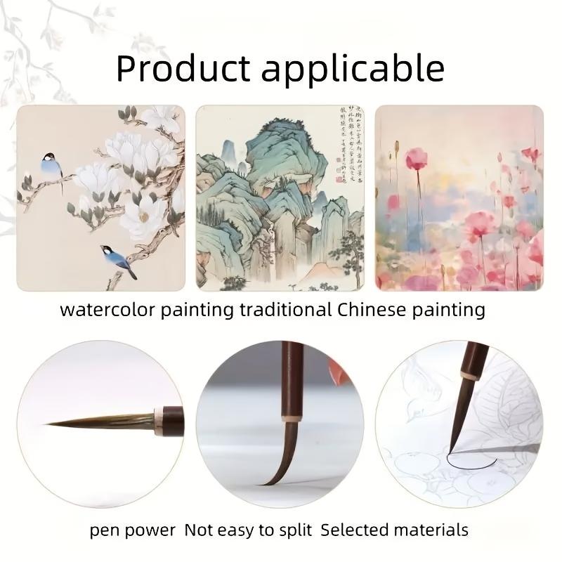 Set of 7 Fine Line Art Brushes - Digital Painting Tool for Intricate Artwork, Chinese Calligraphy, And Precise Designs