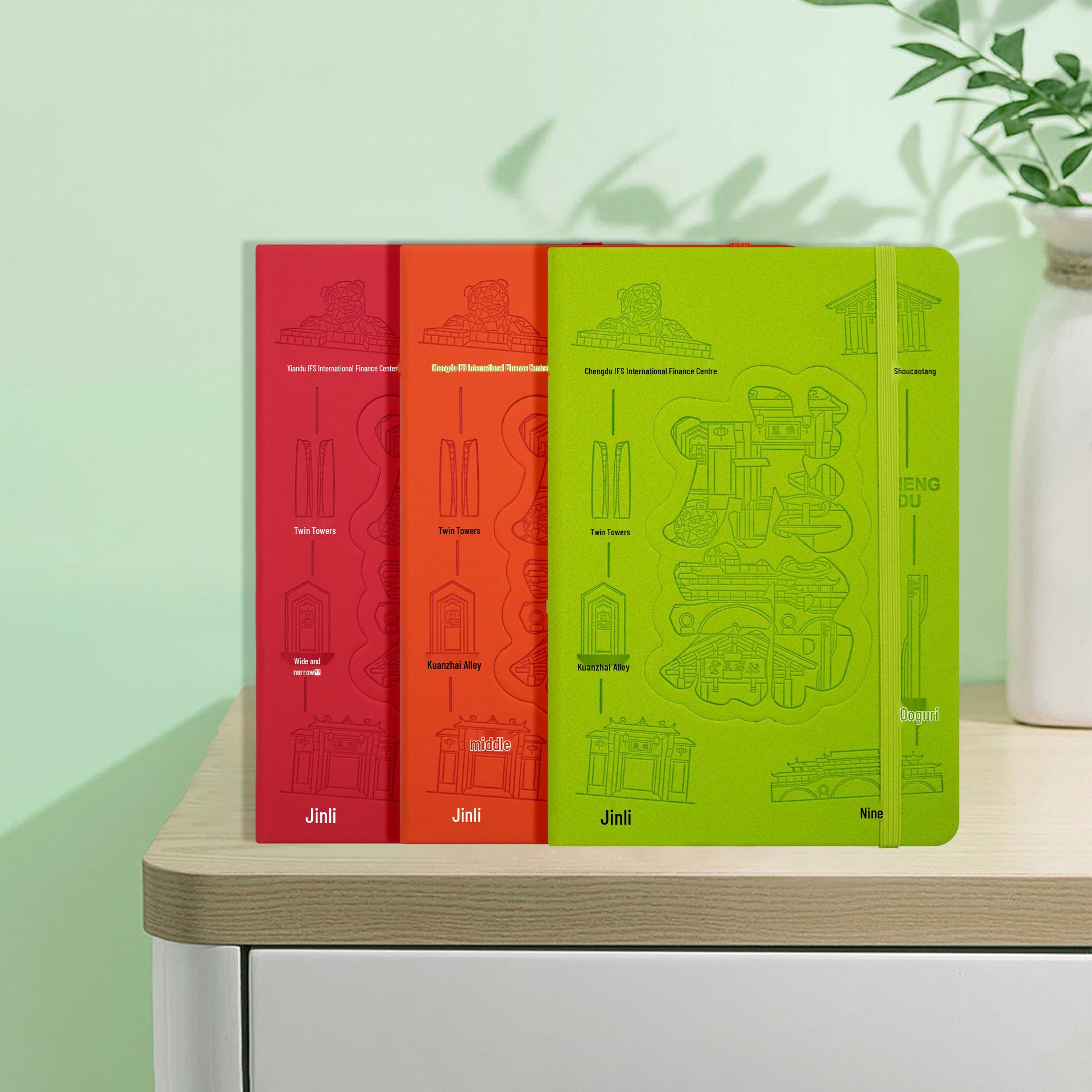 City Stamp Book: Custom Scenic Spot & Tourist Destination Check-In Collection - Cultural Handbook In Stock Green