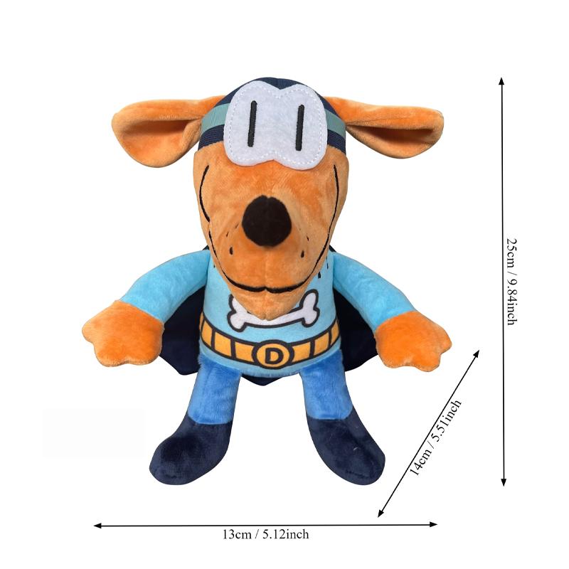 Nejnovější plyšová hračka Dog Man Anime Petey Kočka Štěně Plyšové zvířátko Kreslené plyšové figurky Polštář Dárek k datu narození