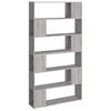 Bookshelf Room Divider Gray Sonoma 100 X 24 X 188 Cm