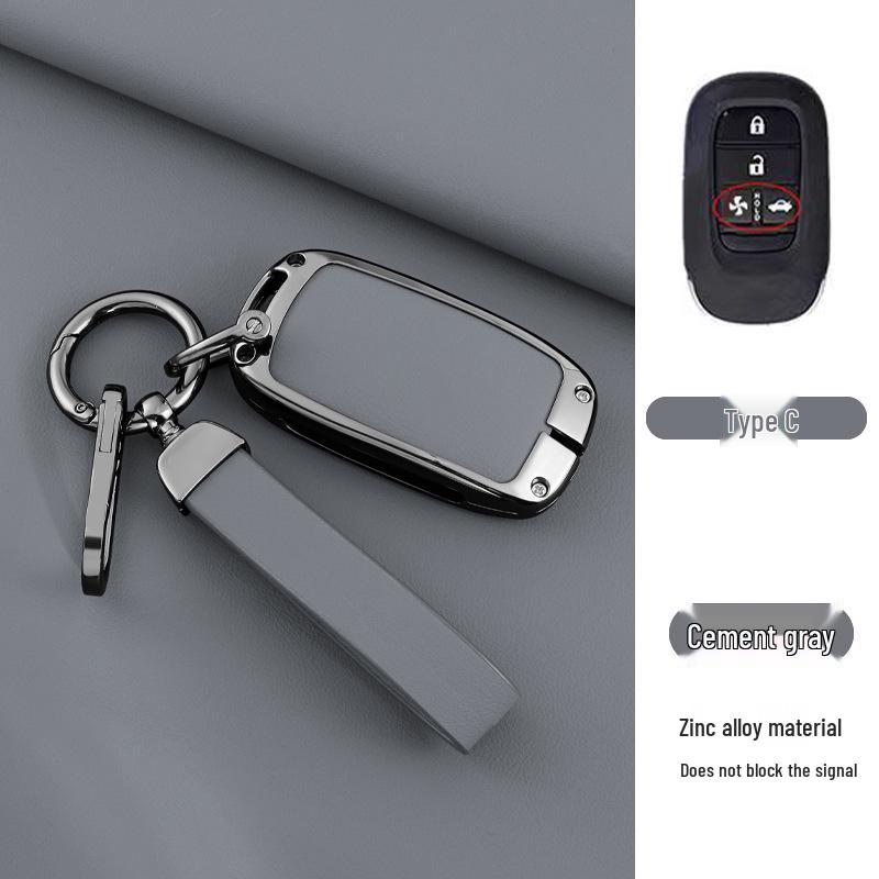 Stylish Metal Car Key Case for XRV, Fit, Vezel, URV, Fengfan, Xiangyu - Personalized Luxury Remote Shell Cover