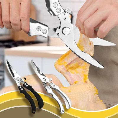 1PC Professionelle Hühnerknochen-Küchenschere Küchenschere Entenfischschneider Edelstahlschere Saubere Kochschere
