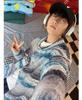 Men's Retro Gradient Color Block Cardigan - Trendy Autumn/Winter Knitwear