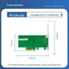 Qishao PCIE X4 To USB 3.1 & Type-C Expansion Card