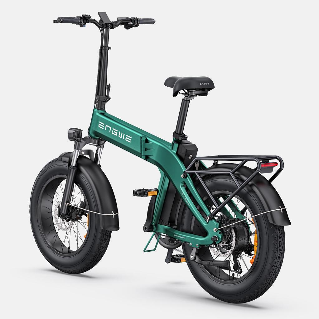 ENGWE EP-2 BOOST 3.0 All Terrain Folding Electric Bicycle 48V13.5Ah Battery 500W Motor E-Mountian Bike 20 Inch Fat Tires Electric Bike