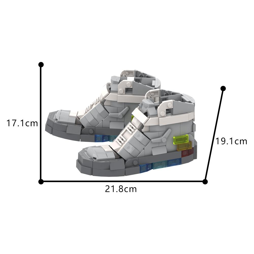 

Gobricks MOC Back to the Futured Skate Shoe Bricks Boots Mag Ankle McFly’s Shoes Building Blocks Playthings Present