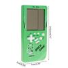 Blaue Klassische Spielkonsole für TetrGames SquGames Puzzle-Spiele Kinder-Handheld-Spielkonsole Eingebaut 23 Spiele