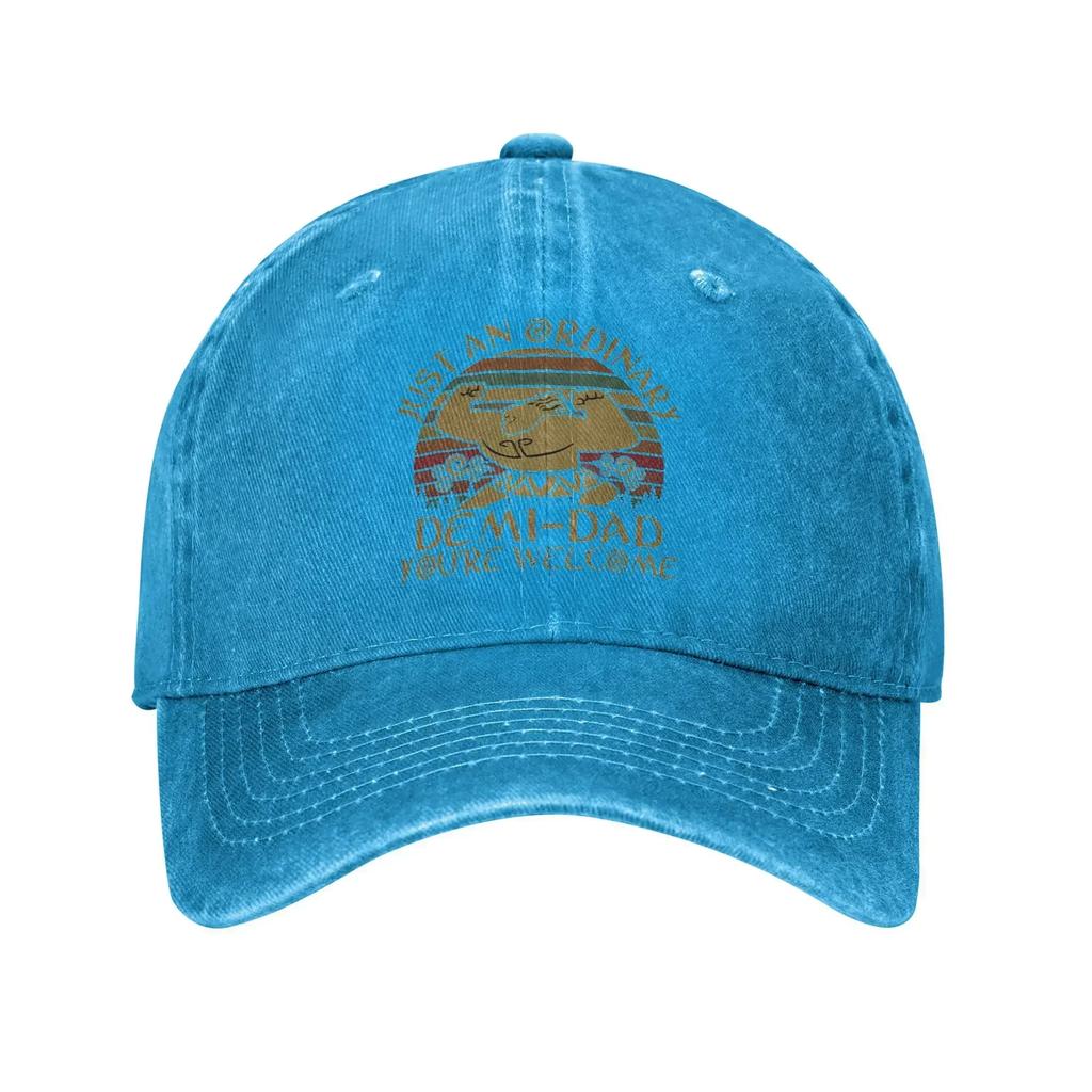 Casual Funny Moana Maui Stronge Baseball Cap Men Women Distressed Washed Snapback Hat Just An Ordinary Demi Dad Outdoor Workouts