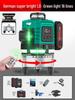 High-Precision Infrared & Green Light Laser Level with Auto-Leveling for Engineering and Surveying