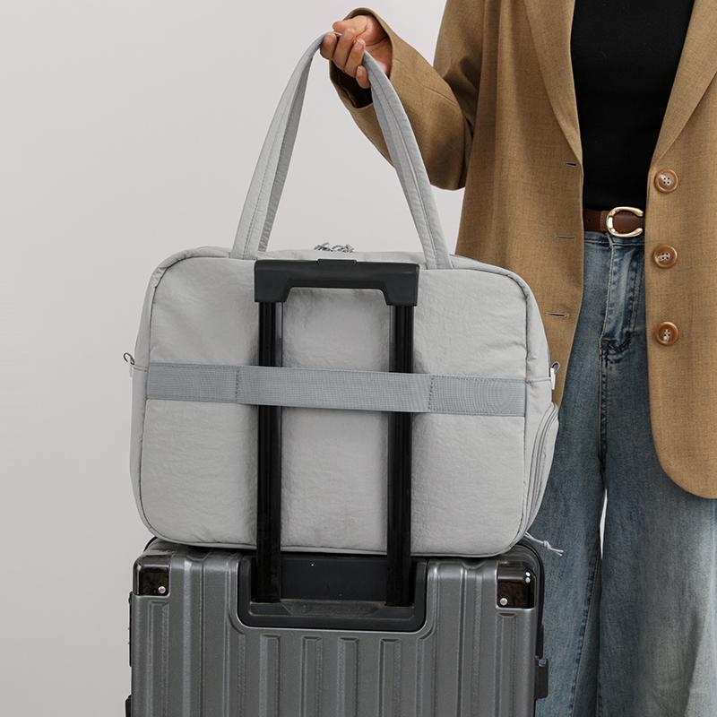 Gym Bag Travel Duffel Bag With Shoe Compartment Waterproof Shoulder Bag