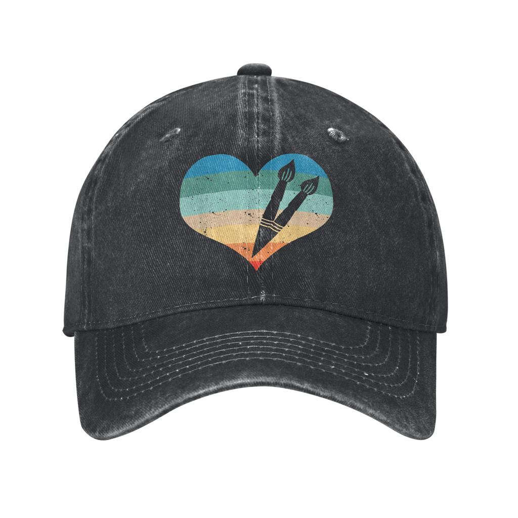 Artist Art Teacher Retro Paint Palette Casual Baseball Cap For Couple Women Summer Outdoor Sport Hip Hop Hats Baseball Caps