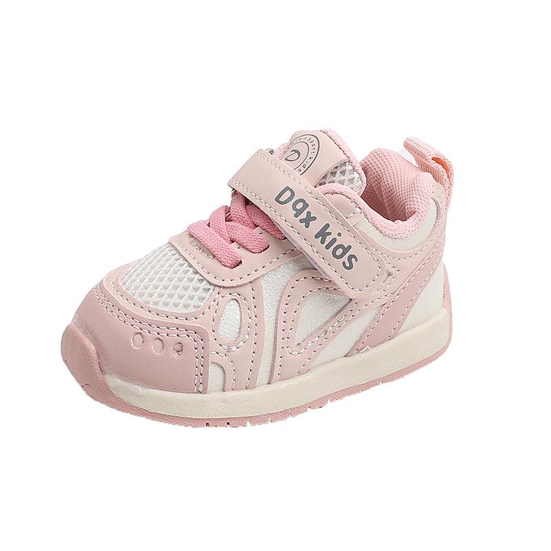 2026 Spring/Autumn Baby Non-Slip Walker & Sports Shoes for Boys & Girls with Mesh Surface.