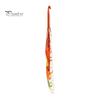 Comfortable Grip Crochet Hook Resin for Beginners, Crocheting Lovers, 2.0mm-8.0mm Ergonomic Durable with Long Floral Handle Blankets, Dolls,