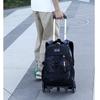 Primary School Students' Trolley Schoolbag Campus Roller Schoolbag Detachable Schoolbag