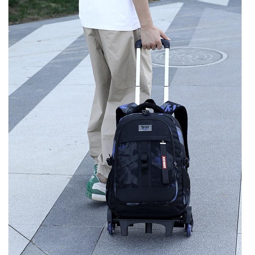 Mochila Escolar con Ruedas para Estudiantes de Primaria Mochila Escolar con Ruedas para el Campus Mochila Escolar Desmontable