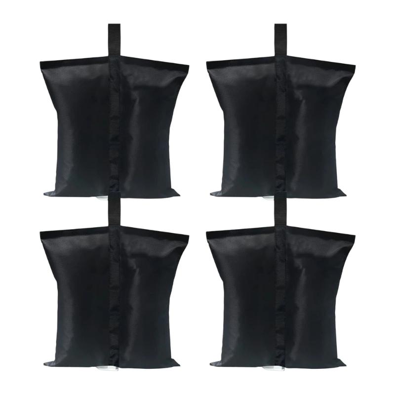 Fillable Tent Weight Bags 4 Pack for Camping Shelter Use, Yard Shade Hold and Added Ground Support Around Tents