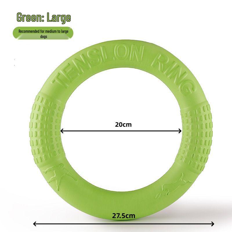 Bite-Resistant Dog Frisbee for Training & Water Play - Ideal for Golden Retrievers & Border Collies