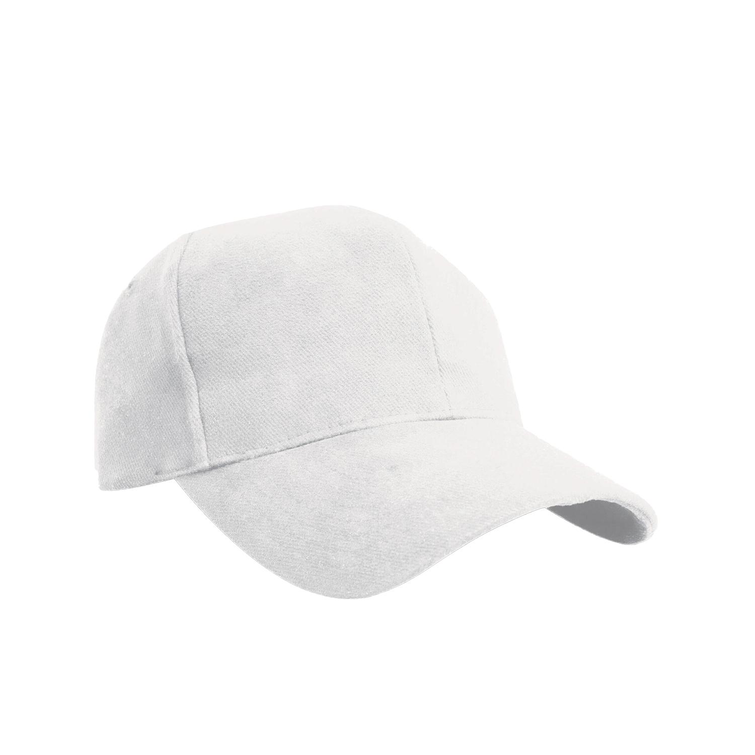 Result Headwear Gorra de béisbol de algodón pesado Pro Style One Size blanco