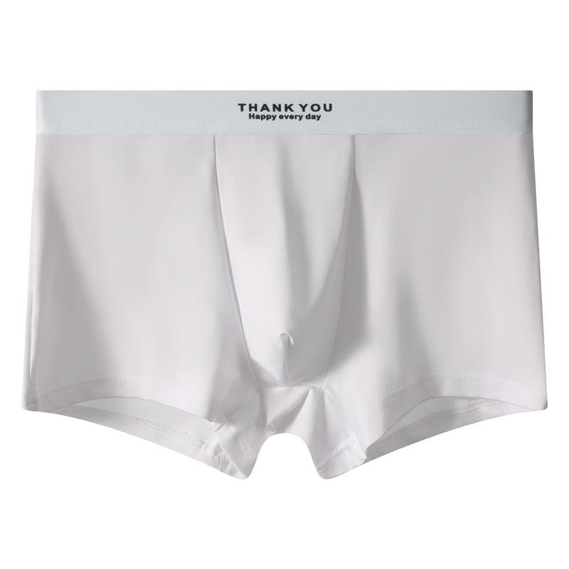 Men's Ice Silk Breathable Summer Boxer Briefs: Youthful, Simple, Comfortable Sportswear