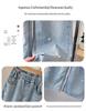 Girls' High-Waisted Embroidered Heart Loose Wide-Leg Jeans, Autumn 2026 Collection