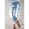Dámské bootcut džíny s vysokým pasem Vintage zvonové kalhoty Vysoce strečové prané džínové dlouhé kalhoty s více předními knoflíky