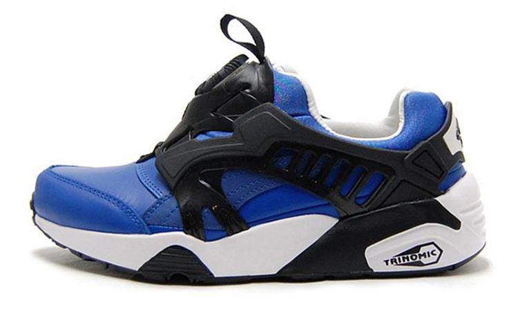 PUMA Disc Blaze Leather Running Shoes Blue/White 361979-03 41
