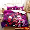 Game Loona Boss Bedding Set Cartoon Anime Three-piece Set Adult Kid Bedroom Duvetcover Sets 3D Kawaii