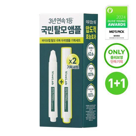 ViveLab Revive Therapy Scalp & Brow Ampoule 15g Double Promotion