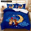 Moon Duvet Cover Cartoon Moon Stars for Toddler Boys Girls Bedding Set Bedclothes Double Queen King Size Polyester Qulit Cover