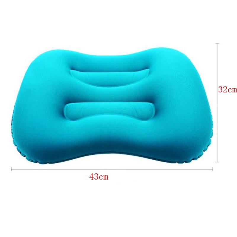 Coussin gonflable d'oreiller de voyage de lit d'air pour camper randonnée sac à dos