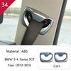 For BMW 3 4 Series 3GT F30 F32 F34 Car Styling Interior Gearshift AC CD Button Panel Door Armrest Decoration Cover Trim Sticker MQHWD1