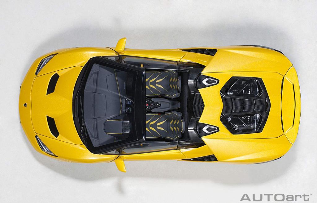 AUTOart 1/18 Lamborghini Centenario Roadster Pearl Yellow Finished Product