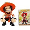 12-15cm ONE PIECE  Anime Monkey D Luffy Roronoa Zoro Q-Version PVC Model Desktop Car Ornament  Kids Birthday Christmas Gift Toys