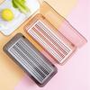 Portable Tidy Tableware Organizer Cutlery Storage Box Cosmetic Make-up Brush Holder Spoon Fork Tray