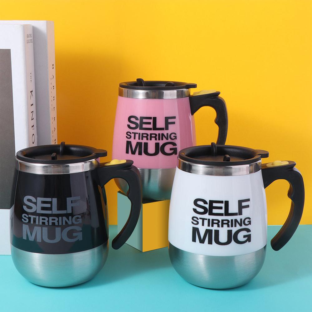 Automatic Self Stirring Mug Stainless Steel Lazy Mixer Portable Coffee Blender  Coffee Milk