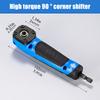 New 1PC Multifunctional Electric Corner Screwdriver,High Torque 90 ° Right Angle Screwdriver,Manual Tool,Blue and Orange