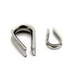 304/316 Stainless Steel Wire Rope Cable Thimbles Accessories , J006