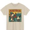 Austria Retro Comic T-Shirt: Vintage European Pop Art Tee