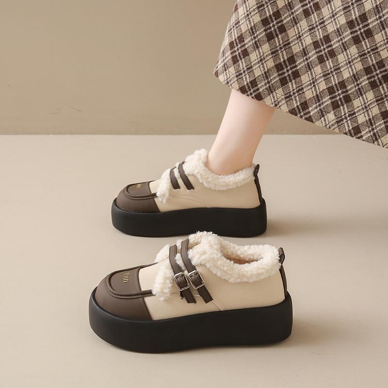 

2024 Зимние Новые Женские Теплые Спортивные Ботинки на Толстой Подошве с Вельветом, Модные Ботинки для Ходьбы Женские на Пряжке, Хлопковые Ботинки с Низким Вырезом 40 белый