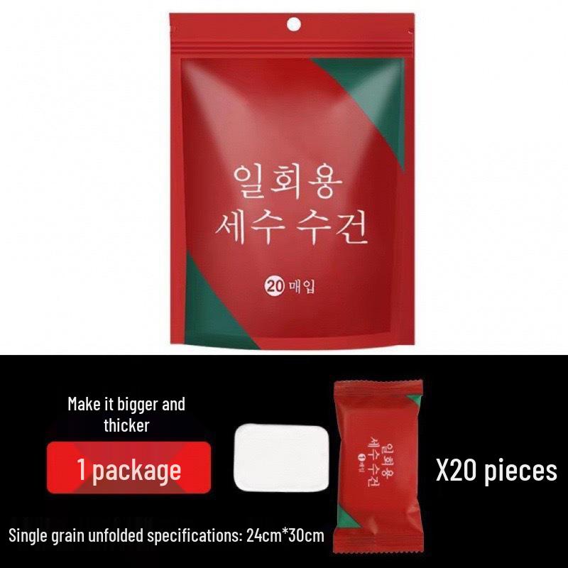 Individually Wrapped Thick Compressed Travel Towels: Portable Disposable Makeup Remover Cloths