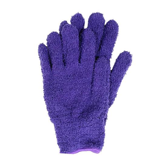 1 Pair Microfiber Dusting Gloves Plant Leaf Cleaning Gloves Fuzzy Dust Removal Gloves for Indoor Plants Furniture Blinds