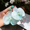 Butterfly Orchid Butterfly Orchid Earrings Alloy Simulated Flower Flower Drop Earrings Korean Style Exaggerated