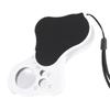 30X 60X 90X Jewelers Foldable Pocket Magnifier Magnifying Glass with Led Uv Light Loupe Identification for Observations
