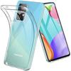 Coque pour Samsung M52 5G - PROSHOP - Silicone Transparent - Protection Renforcée - 2 Verres Trempés